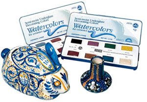 AMACO Non-Toxic Semi-Moist Underglaze Watercolor